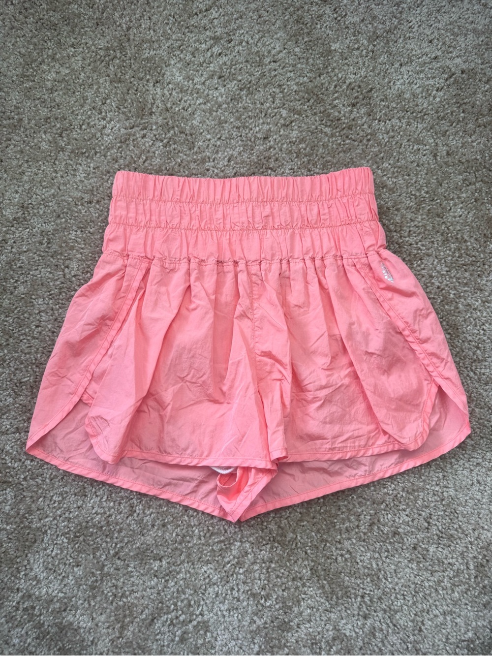 FP Movement Pink High-Rise Athletic Shorts